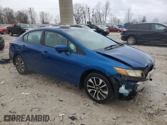2014 Honda Civic EX with VIN 2HGFB2F81EH551281, listed as a Copart auction lot 52995925 with 160,180 mi miles and Clean Title. Bid and sale history available at carsss.com. Image 4.