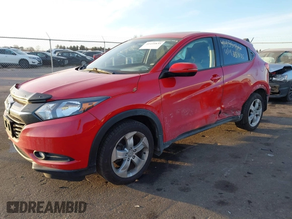 2016 Honda HR-V EX with VIN 3CZRU6H58GM733607, listed as a IAAI auction lot 41435835 with 107,931 mi miles. Bid and sale history available at carsss.com. Image 17.