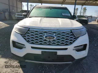 2023 Ford Explorer Platinum with VIN 1FM5K8HC5PGA49513, listed as a Copart auction lot 43654785 with 34,928 mi miles and Salvage title. Bid and sale history available at DreamBid. Image 5.