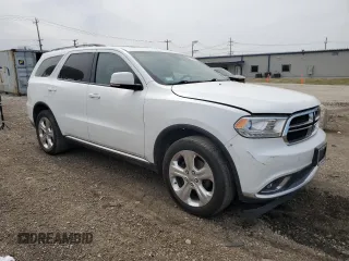 2015 Dodge Durango Limited with VIN 1C4RDJDG7FC772186, listed as a Copart auction lot 52730465 with 101,336 mi miles and Salvage title. Bid and sale history available at DreamBid. Image 4.