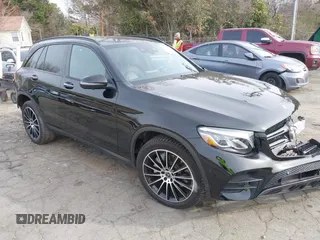 2018 Mercedes-Benz GLC with VIN WDC0G4KB9JV074128, listed as a IAAI auction lot 41793026 with 46,669 mi miles. Bid and sale history available at carsss.com. Image 1.