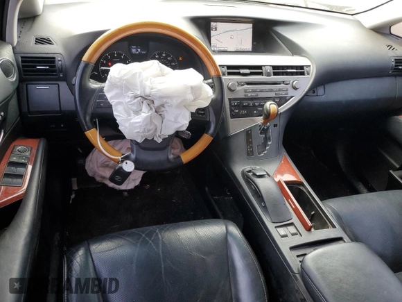 2012 Lexus RX 350 with VIN 2T2ZK1BA2CC066391, listed as a Copart auction lot 60795115 with 153,269 mi miles and Salvage title. Bid and sale history available at DreamBid. Image 8.