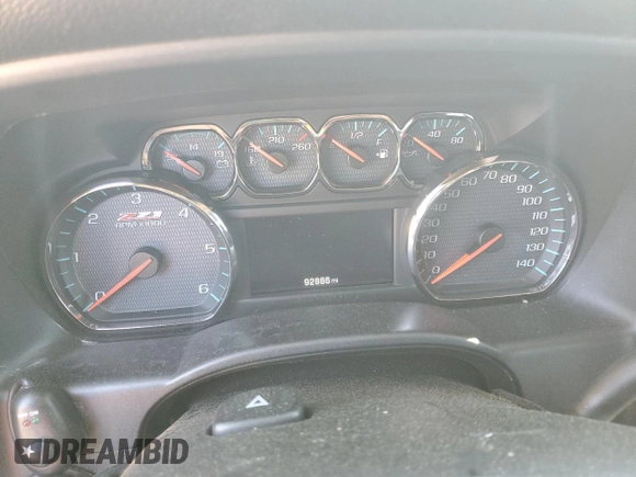 2018 Chevrolet Silverado 1500 LT with VIN 3GCUKREC7JG498729, listed as a Copart auction lot 47893005 with 92,886 mi miles and Salvage Title. Bid and sale history available at DreamBid. Image 9.