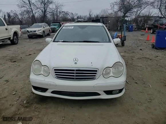2007 Mercedes-Benz C-Class 2.5L Sport with VIN WDBRF52H87F861115, listed as a Copart auction lot 48862815 with 122,826 mi miles and Salvage Title. Bid and sale history available at carsss.com. Image 11.
