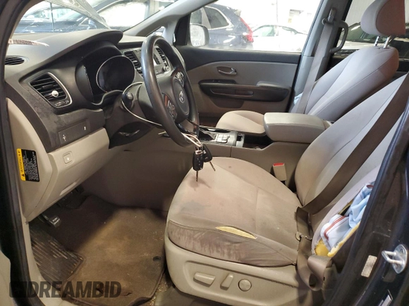 2016 Kia Sedona LX with VIN KNDMB5C17G6165581, listed as a Copart auction lot 53737215 with 160,030 mi miles and Non Repairable. Bid and sale history available at carsss.com. Image 7.