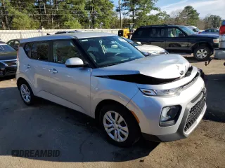 2020 Kia Soul LX with VIN KNDJ23AU9L7730177, listed as a Copart auction lot 42886624 with 28,316 mi miles and Salvage Title. Bid and sale history available at carsss.com. Image 4.