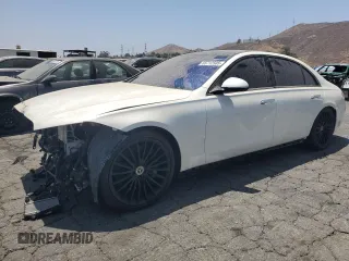 2021 Mercedes-Benz S 580 with VIN W1K6G7GB9MA023742, listed as a Copart auction lot 65712505 with 33,665 mi miles and Clean title. Bid and sale history available at DreamBid. Image 1.