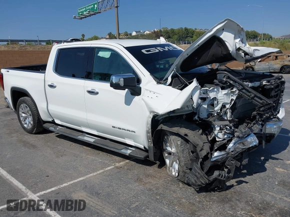 2022 GMC Sierra 1500 SLT with VIN 3GTU9DED3NG156904, listed as a IAAI auction lot 42429722 with 59,717 mi miles and . Bid and sale history available at DreamBid. Image 1.
