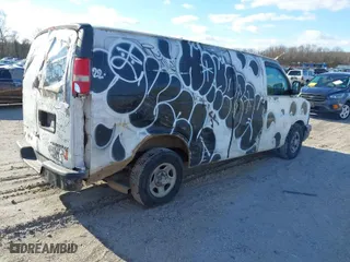 2006 Chevrolet Express Cargo Van with VIN 1GCFG15X261108382, listed as a IAAI auction lot 41585093 with 99,120 mi miles. Bid and sale history available at carsss.com. Image 4.