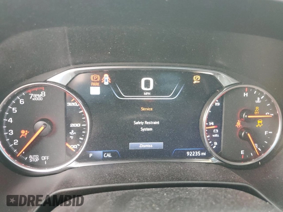 2021 Chevrolet Blazer RS with VIN 3GNKBKRS6MS539943, listed as a Copart auction lot 48931455 with 92,235 mi miles and Salvage title. Bid and sale history available at DreamBid. Image 9.