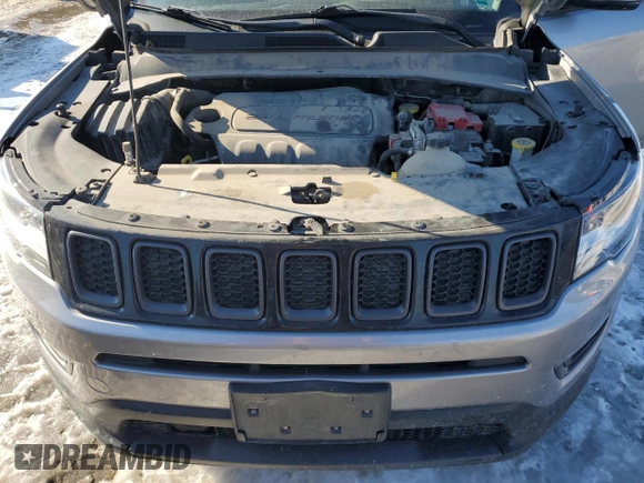 2019 Jeep Compass Limited with VIN 3C4NJDCBXKT745237, listed as a Copart auction lot 88453725 with 116,193 mi miles and Salvage title. Bid and sale history available at DreamBid. Image 12.
