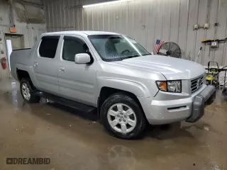 2007 Honda Ridgeline RTS with VIN 2HJYK16497H546990, listed as a Copart auction lot 43242945 with 107,038 mi miles and Salvage Title. Bid and sale history available at carsss.com. Image 4.