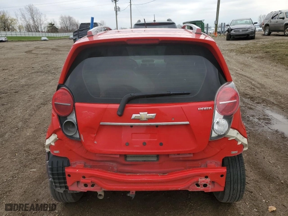 2014 Chevrolet Spark LT with VIN KL8CF6S91EC574826, listed as a Copart auction lot 53576275 with 0 mi miles and Clean Title. Bid and sale history available at carsss.com. Image 6.