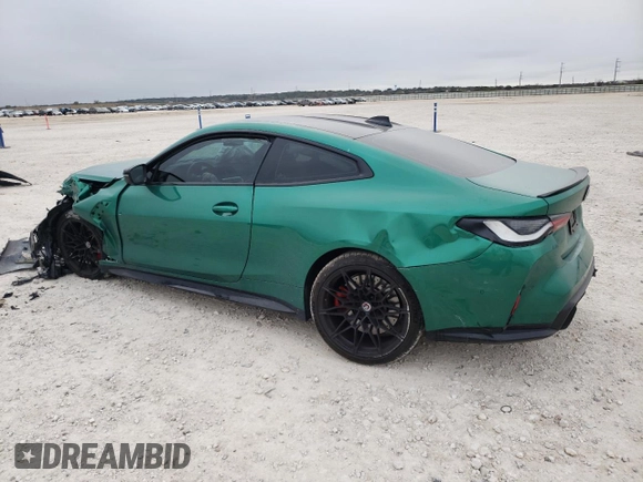 2023 BMW M4 Competition with VIN WBS33AZ03PCL68087, listed as a Copart auction lot 87450254 with 33,398 mi miles and Salvage Title. Bid and sale history available at carsss.com. Image 2.