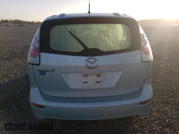 2007 Mazda 5 Sport with VIN JM1CR293X70138263, listed as a Copart auction lot 78570134 with Not Provided miles and Salvage Title. Bid and sale history available at DreamBid. Image 6.