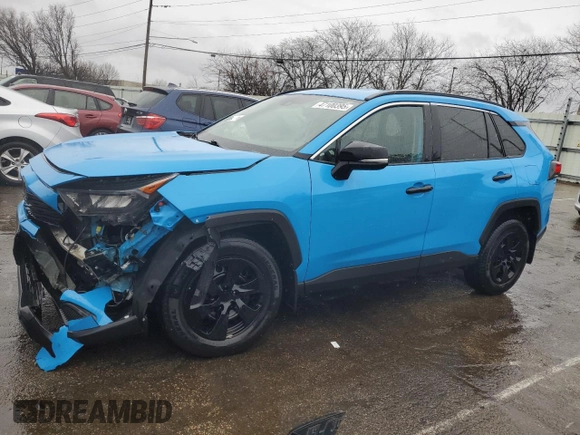 2019 Toyota RAV4 LE with VIN 2T3K1RFV6KW035136, listed as a Copart auction lot 47100395 with 88,568 mi miles and Salvage Title. Bid and sale history available at carsss.com. Image 1.
