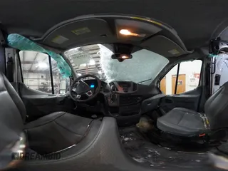 2019 Ford Transit with VIN 1FTYR2CM4KKA35599, listed as a IAAI auction lot 41595455 with 222,851 mi miles. Bid and sale history available at carsss.com. Image 17.