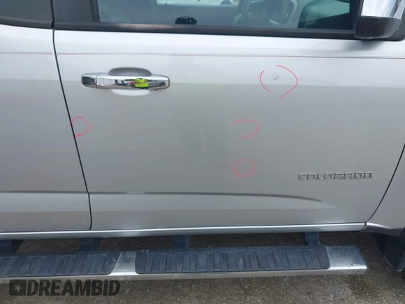 2017 Chevrolet Colorado 4WD Z71 with VIN 1GCHTDEN0H1155319, listed as a IAAI auction lot 39840560 with 116,410 mi miles. Bid and sale history available at carsss.com. Image 6.
