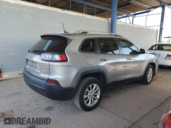 2020 Jeep Cherokee Latitude with VIN 1C4PJLCB1LD543946, listed as a Copart auction lot 56548405 with 112,387 mi miles and Salvage title. Bid and sale history available at DreamBid. Image 3.
