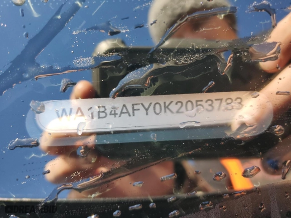 2019 Audi SQ5 Premium Plus with VIN WA1B4AFY0K2053783, listed as a Copart auction lot 45838195 with 0 mi miles and Non Repairable. Bid and sale history available at carsss.com. Image 15.
