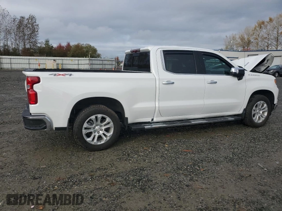 2023 Chevrolet Silverado 1500 LTZ with VIN 1GCUDGE8XPZ218739, listed as a Copart auction lot 76420834 with 16,777 mi miles and Salvage Title. Bid and sale history available at carsss.com. Image 3.