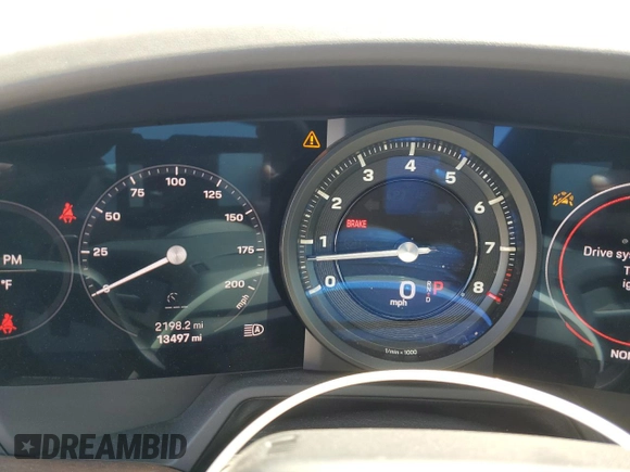 2022 Porsche 911 4 with VIN WP0BA2A90NS226162, listed as a Copart auction lot 55085454 with 13,497 mi miles and Salvage Title. Bid and sale history available at carsss.com. Image 9.