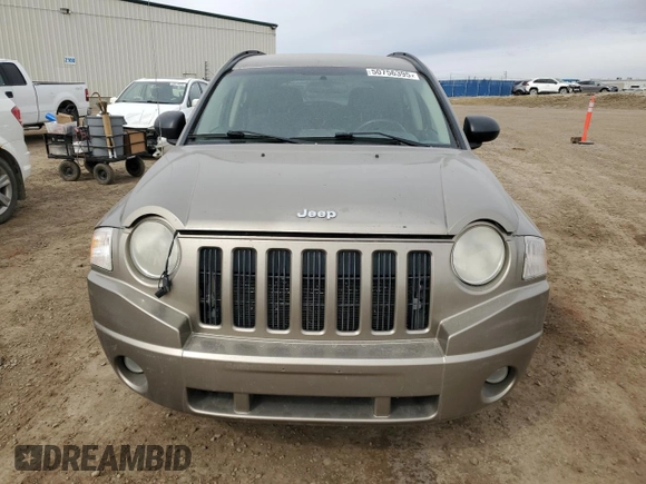 2008 Jeep Compass Sport with VIN 1J8FF47W68D639328, listed as a Copart auction lot 50756395 with 242,557 mi miles and Salvage Title. Bid and sale history available at carsss.com. Image 5.