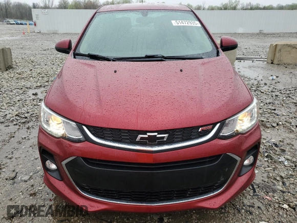 2019 Chevrolet Sonic LT z VIN 1G1JD5SB7K4137199, wystawiony jako Copart lot #51472935 z przebiegiem 25 142 mil mil oraz Szkoda całkowita • Salvage title. Historia ofert i sprzedaży dostępna na DreamBid. Obrazek 5.