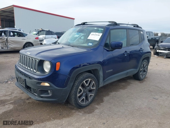 2017 Jeep Renegade Altitude with VIN ZACCJABB9HPG45573, listed as a IAAI auction lot 40929936 with 103,810 mi miles. Bid and sale history available at carsss.com. Image 17.