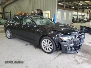2016 Audi A6 Prestige with VIN WAUHGAFC7GN130843, listed as a Copart auction lot 58635415 with 94,489 mi miles and Salvage title. Bid and sale history available at DreamBid. Image 4.