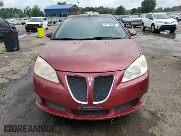 2008 Pontiac G6 GT with VIN 1G2ZH17N984289315, listed as a Copart auction lot 61216885 with 180,592 mi miles and Salvage title. Bid and sale history available at DreamBid. Image 5.