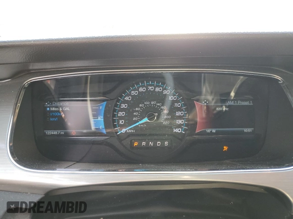 2015 Ford Taurus SEL with VIN 1FAHP2H89FG155477, listed as a Copart auction lot 49593245 with 122,448 mi miles and Salvage Title. Bid and sale history available at DreamBid. Image 9.