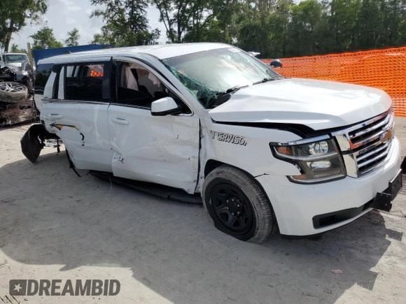 2020 Chevrolet Tahoe Commercial with VIN 1GNLCDEC4LR147377, listed as a Copart auction lot 59322465 with Not provided miles and Non repairable. Bid and sale history available at DreamBid. Image 4.