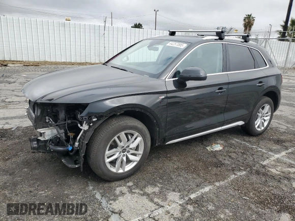 2024 Audi Q5 S line Premium with VIN WA1GAAFY8R2017168, listed as a Copart auction lot 44257095 with 16,147 mi miles and Salvage Title. Bid and sale history available at carsss.com. Image 1.