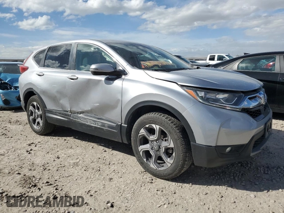 2018 Honda CR-V EX-L with VIN 7FARW2H8XJE099851, listed as a Copart auction lot 48423805 with 54,614 mi miles and Salvage Title. Bid and sale history available at carsss.com. Image 4.