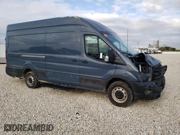 2020 Ford Transit Cargo with VIN 1FTBR3X85LKA55631, listed as a Copart auction lot 86909664 with 55,048 mi miles and Salvage Title. Bid and sale history available at carsss.com. Image 4.