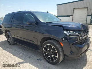 2022 Chevrolet Tahoe RST with VIN 1GNSKRKD6NR144329, listed as a Copart auction lot 58486094 with 48,760 mi miles and Salvage Title. Bid and sale history available at carsss.com. Image 4.