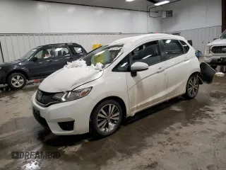 2015 Honda Fit EX-L with VIN 3HGGK5H80FM776376, listed as a Copart auction lot 44514405 with 74,135 mi miles and Salvage Title. Bid and sale history available at carsss.com. Image 1.