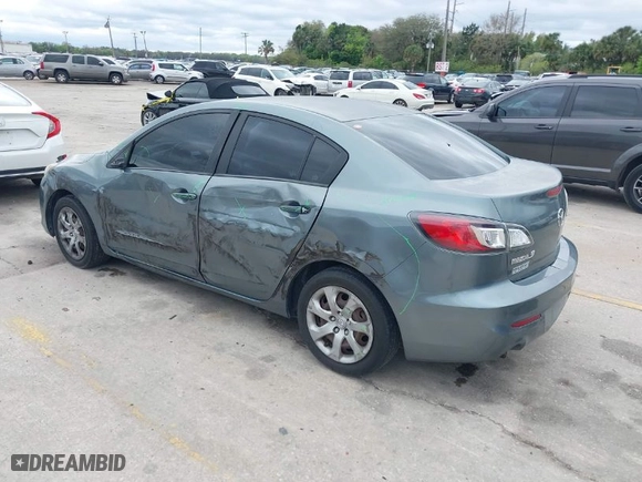 2012 Mazda Mazda3 i Sport with VIN JM1BL1UF2C1637863, listed as a IAAI auction lot 41656805 with NaN miles. Bid and sale history available at carsss.com. Image 3.