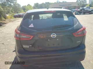 2021 Nissan Rogue S with VIN JN1BJ1AW4MW436595, listed as a Copart auction lot 53454675 with 70,893 mi miles and Salvage title. Bid and sale history available at DreamBid. Image 6.