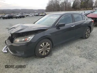 2014 Honda Accord LX with VIN 1HGCR2F38EA302400, listed as a Copart auction lot 85109084 with 222,969 mi miles and Salvage Title. Bid and sale history available at carsss.com. Image 1.