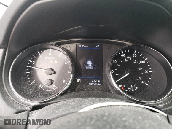 2019 Nissan Rogue SV with VIN 5N1AT2MT4KC827797, listed as a Copart auction lot 50877745 with 48,994 mi miles and Clean Title. Bid and sale history available at DreamBid. Image 9.