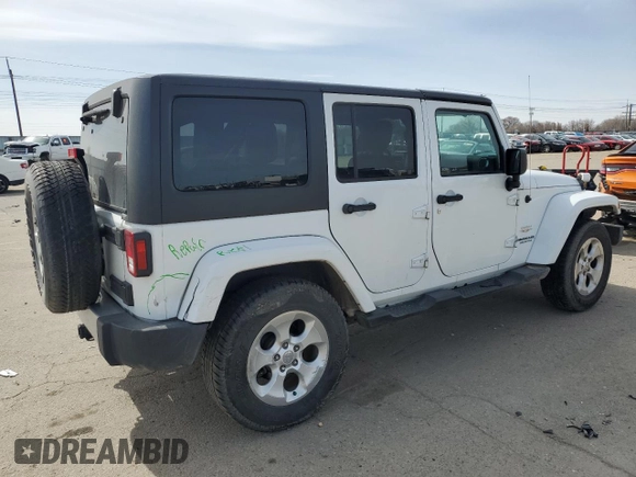 2015 Jeep Wrangler Unlimited Sahara with VIN 1C4BJWEG7FL768712, listed as a Copart auction lot 49963335 with 100,053 mi miles and Salvage Title. Bid and sale history available at carsss.com. Image 3.