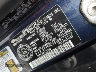 2016 Kia Sorento EX with VIN 5XYPHDA51GG173832, listed as a Copart auction lot 52921635 with 239,331 mi miles and Salvage Title. Bid and sale history available at carsss.com. Image 14.