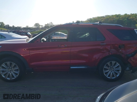 2020 Ford Explorer Limited with VIN 1FMSK8FH4LGB14315, listed as a IAAI auction lot 42017696 with 46,323 mi miles and . Bid and sale history available at carsss.com. Image 14.