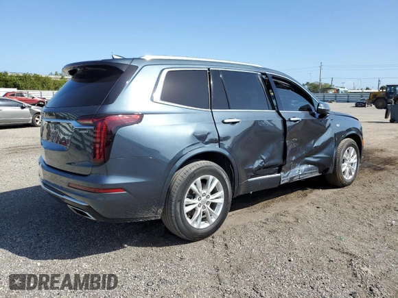 2021 Cadillac XT6 Luxury z VIN 1GYKPAR49MZ212522, wystawiony jako Copart lot #41449264 z przebiegiem 45 935 mil mil oraz . Historia ofert i sprzedaży dostępna na DreamBid. Obrazek 3.
