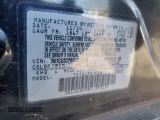 2015 Nissan Note SV with VIN 3N1CE2CP8FL393134, listed as a Copart auction lot 45042285 with 55,976 mi miles and Salvage Title. Bid and sale history available at DreamBid. Image 14.