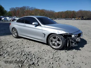 2015 BMW 4 Series 428i with VIN WBA3N3C55FF712918, listed as a Copart auction lot 53373025 with 64,638 mi miles and Salvage title. Bid and sale history available at DreamBid. Image 4.
