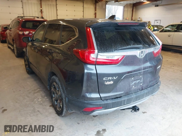 2017 Honda CR-V EX-L with VIN 5J6RW2H85HL017523, listed as a IAAI auction lot 41408152 with 106,840 mi miles. Bid and sale history available at carsss.com. Image 3.