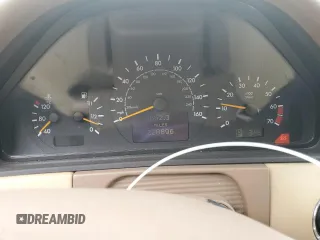 2001 Mercedes-Benz E-Class with VIN WDBJF65J51B378052, listed as a Copart auction lot 55057915 with 228,896 mi miles and Salvage Title. Bid and sale history available at carsss.com. Image 9.
